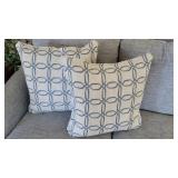 (2) Decorative Pillows
