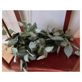 Long Basket w/Faux Ivy