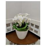 White decorative floral arrangement