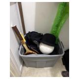 Box Of Hats & Tennis Racquets