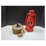 Vintage Weight & Metal Decorative Lantern