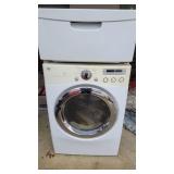 LG gas dryer & pedestal
