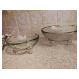 (2) Glass Bowls