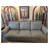 Studded Gray Couch Gallery Furniture
