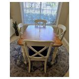 Solid Wood Dining Table & 4 Chairs