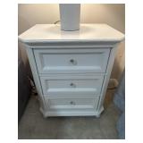 Shabby Chic Night Stand, White