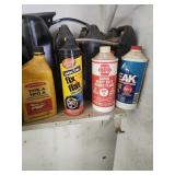 Vehicle Oil and Fluids and Grease Gun