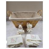 Basket & Easter decor
