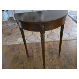 Half Moon Contemporary Console Table