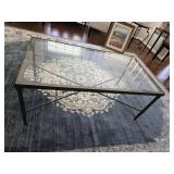 Glass & Metal Coffee Table