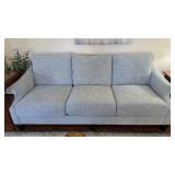 Bauhaus Furniture Blue Fabric Couch