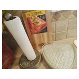 Paper Towel Holder, Plates, Grill Plank
