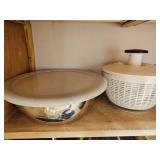 Stainless Bowls & Salad Spinner