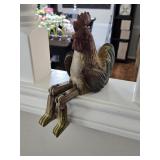 Wooden Ledge Rooster
