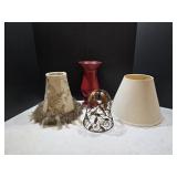 2 Lamp Shades, Vase & More