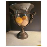 Angel Decorative Dish with Faux Fruit