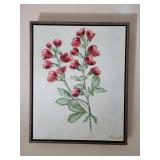 26x17 Sweet Pea Watercolor