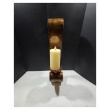 24" Metal Candle Wall Sconce