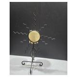 16.5" Sun Face Candle Holder & Candle