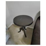 Metal circular side table