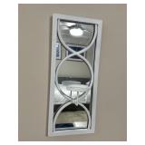 Set Of (2) Mirror Candle Holder Wall Decor