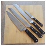 ITI knives & cutting Board