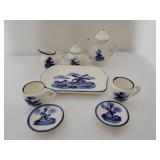 Delft Miniature Tea Set