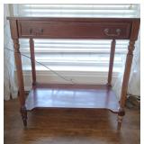 Wooden Hall Table w/Drawer