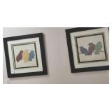 Birds on a Wire Framed Art
