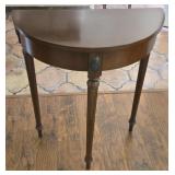 Half Moon Contemporary Console Table