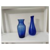 Blue vases