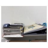 Lot Of Binders & Magazines
