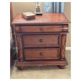3 Drawers Wood Nightstand Items Not Included