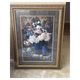Floral Vase Still Life Framed Print 32x42"