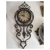 Vintage Metal Frame Wall Clock
