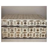 Home Goods Gold & Ivory Storage Box
