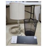 Trashcan, lamp & more