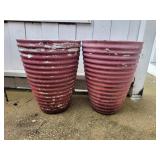 14x18 Tall Red Planters