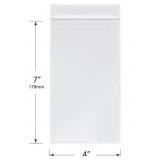 (1) Box Zipper Reclosable Plastic Bags Qty 1000