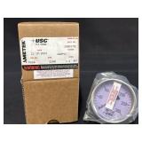 (1) USG PRESSURE GAUGE, 0- 300 PSI, 1/4"