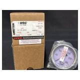 (1) USG PRESSURE GAUGE, 0- 300 PSI, 1/4"