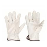(6 MCR SAFETY Leather Gloves: XL Goatskin, Std,