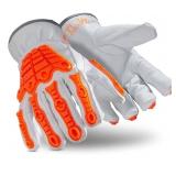 (1) HexArmor Cut-Resistant Leather Work Gloves Sz8