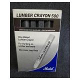 Box of (12) Markal Lumber Crayon 500