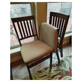 (2) Stakmore Wooden Folding Chairs (2) Stakmore Wooden Folding Chairs