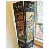 2 Panel Asian Hand Carved Room Divider 2 Panel Asian Hand Carved Room Divider