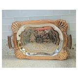 Kingsville Metal Serving Tray 15" Kingsville Metal Serving Tray 15"