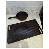 8" Cast Iron Skillet & Reversible Griddle 8" Cast Iron Skillet & Reversible Griddle