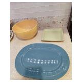 Multicolor Ceramic Bowl, Plate, & Tray Multicolor Ceramic Bowl, Plate, & Tray