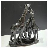 (3) Connected Giraffes 7.5" Tall (3) Connected Giraffes 7.5" Tall